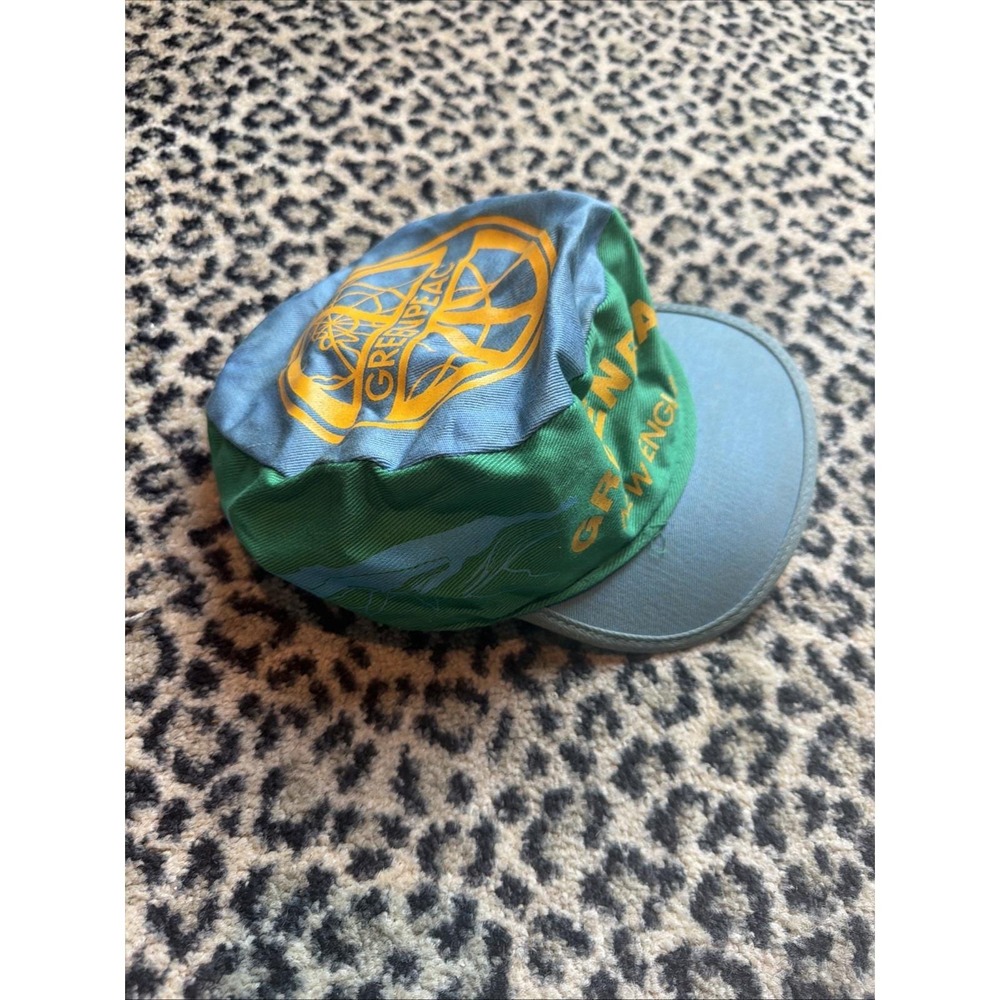 1980s Greenpeace New England Painter Cap Whale Environmental Activist Hat VTG